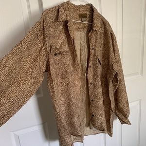 Unique 80s Vintage Button Down Shirt